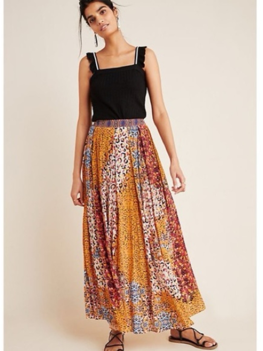 Bhanuni by Jyoti Anthropologie Panthera Skirt